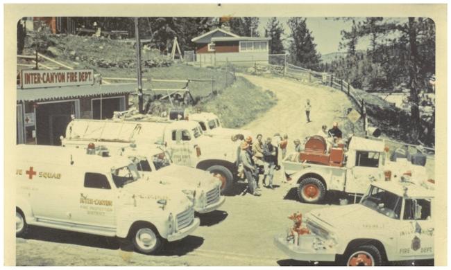 Historical Photo of Inter-Canyon Fire Department